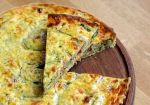 VEGETABLE QUICHE IN A WHOLE GRAIN CRUST