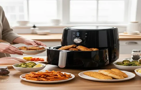 The Ultimate Healthy Air Fryer Cooking Food Recipes for Busy Weeknight Dinners: 30-Minute Meals